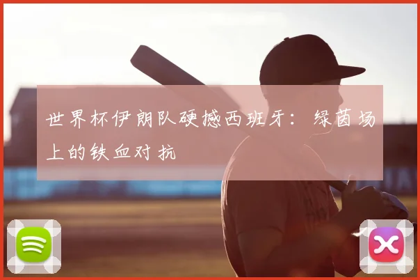 世界杯伊朗队硬撼西班牙:绿茵场上的铁血对抗
