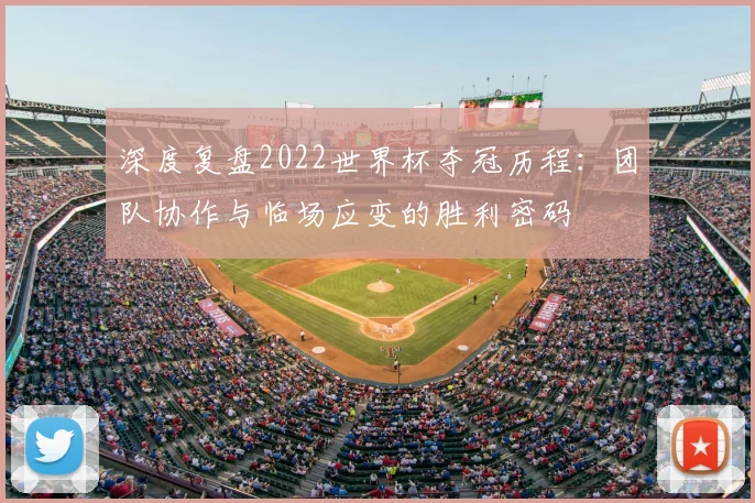 深度复盘2022世界杯夺冠历程：团队协作与临场应变的胜利密码