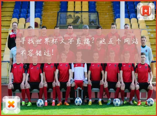 寻找世界杯文字直播？这五个网站不容错过！